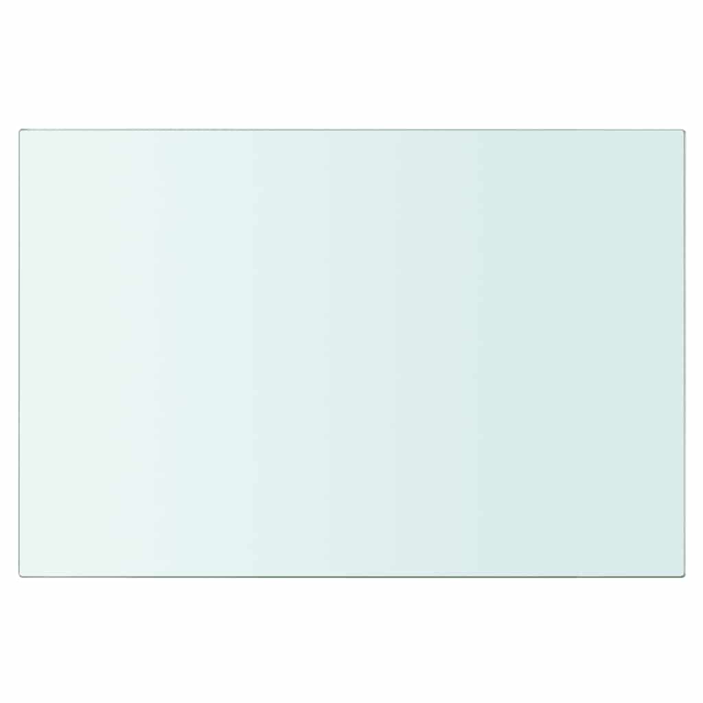 Prateleiras 2 pcs 30x15 cm vidro transparente