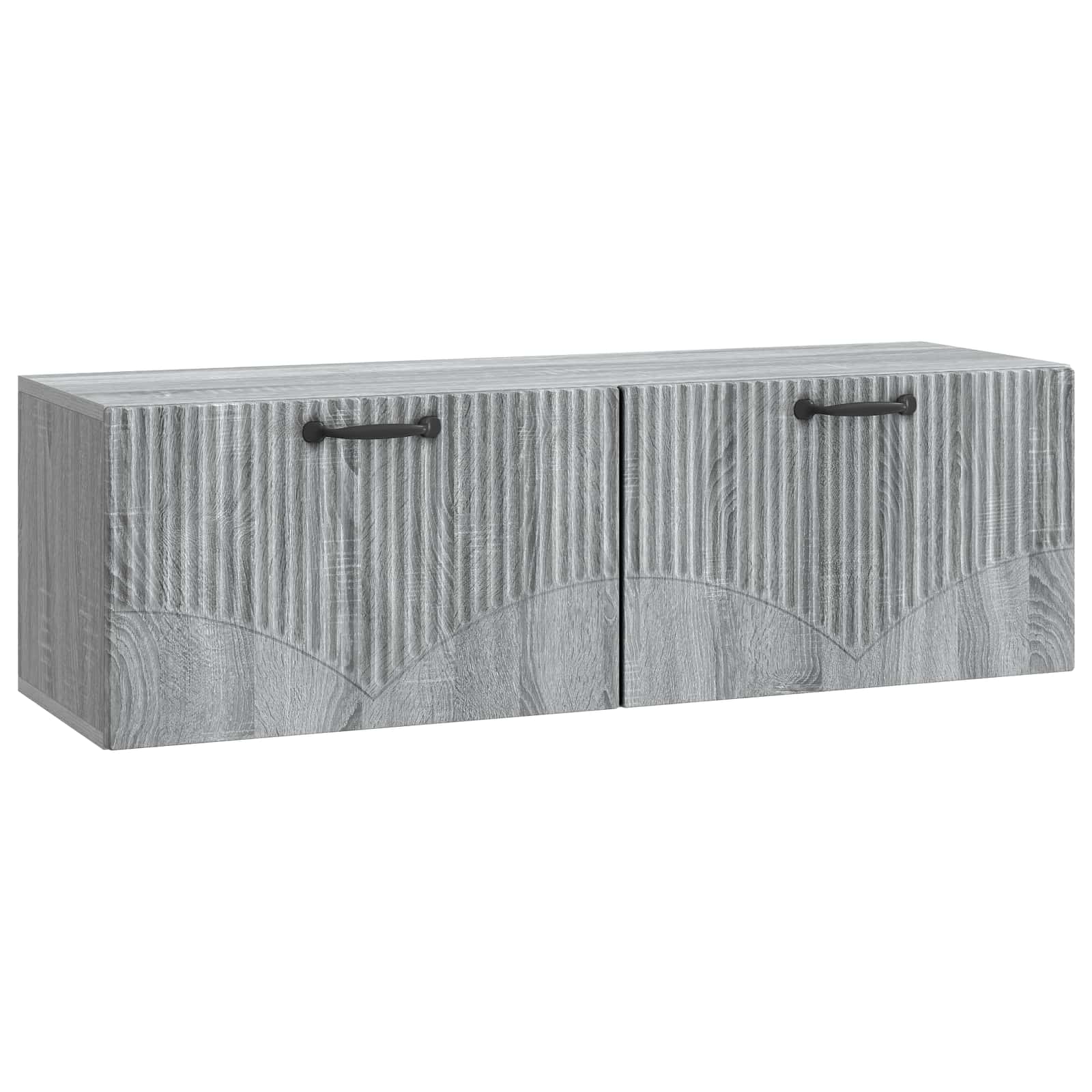 Gabinete de TV de parede sonoma cinzento 98 x 31 x 30 cm