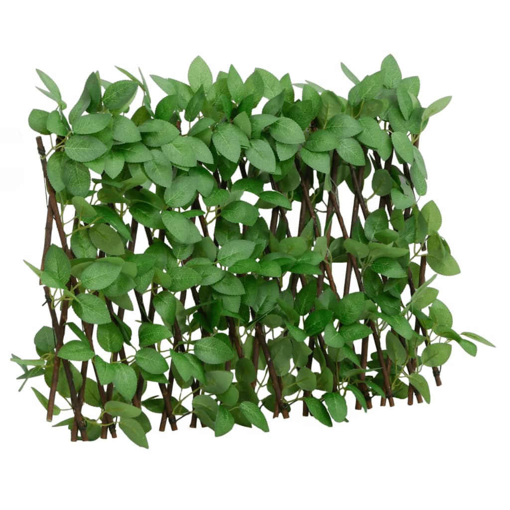 Treliça de hera artificial extensível 5 pcs 180x30 cm verde