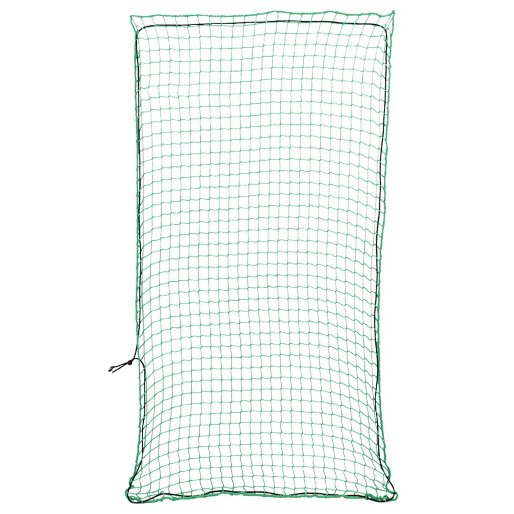 Rede para reboque com corda elástica 8x3,5 m PP verde