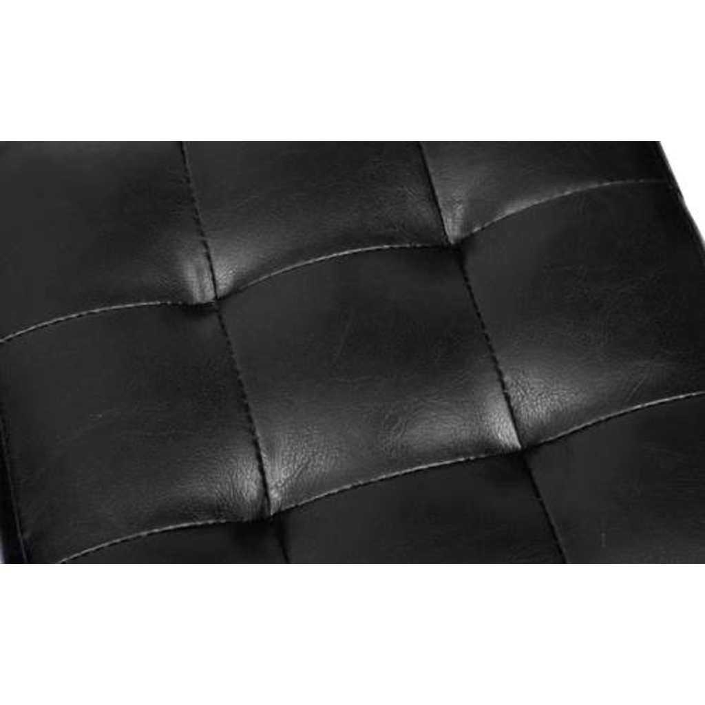 Bancos em cubo 2 pcs preto