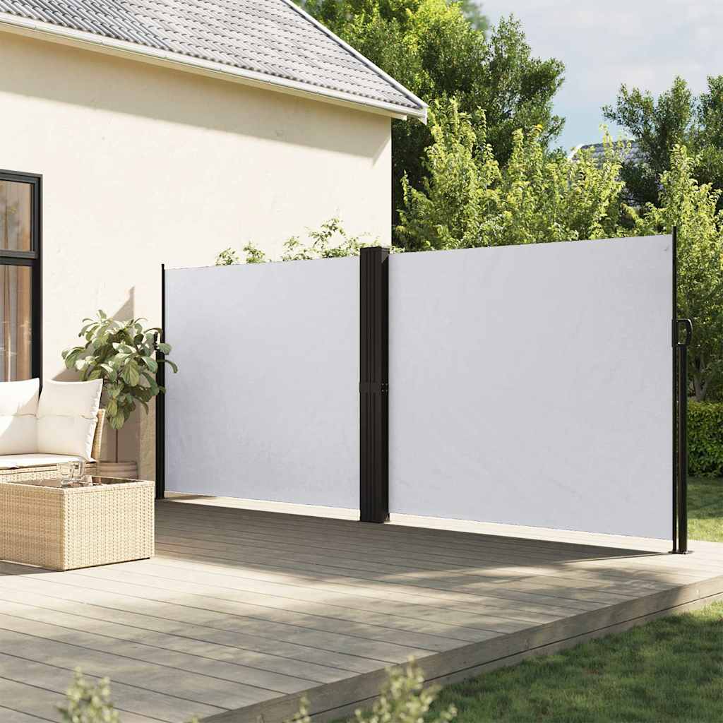 Toldo lateral retrátil 160x600 cm branco