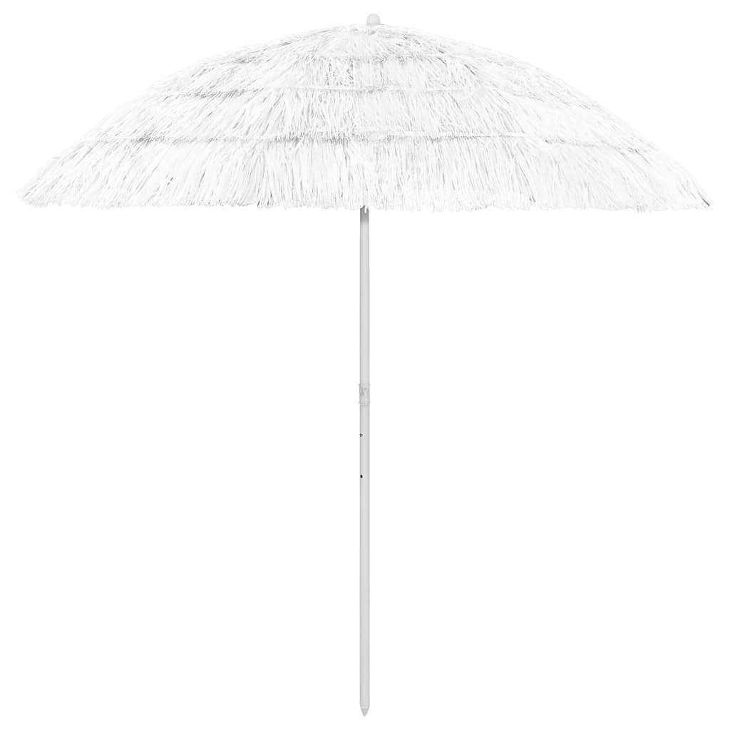 Guarda-sol de praia hawaii 240 cm branco