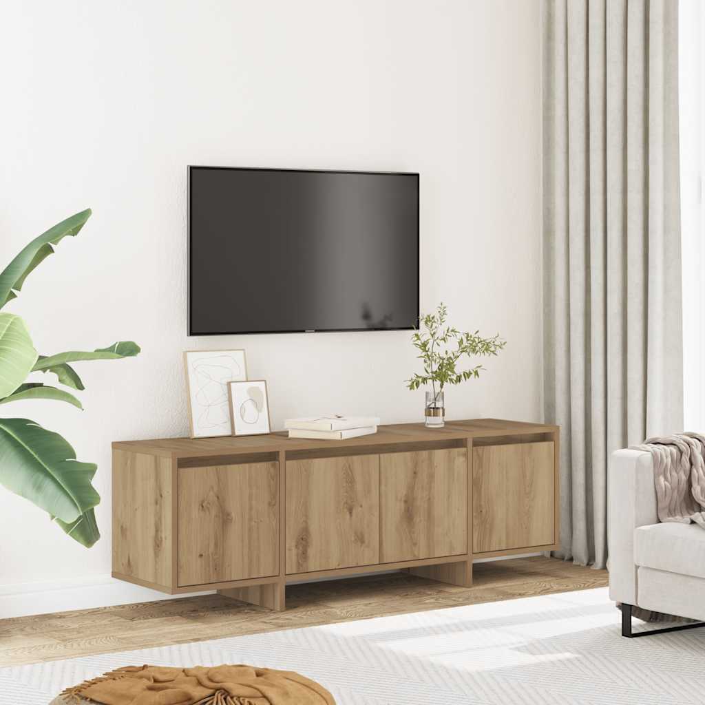 Móvel TV 120x30x40,5 cm derivados de madeira carvalho artisiano