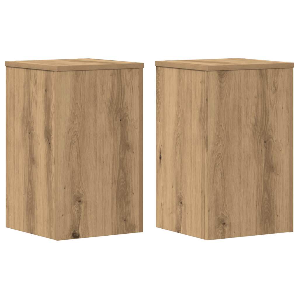 Suportes p/ plantas 2 pcs 30x30x50 cm derivados de madeira