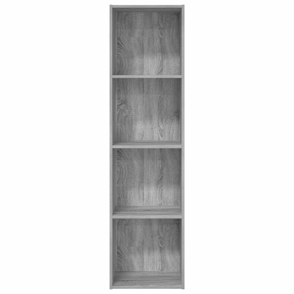 Estante 40x30x152 cm derivados de madeira cinzento sonoma