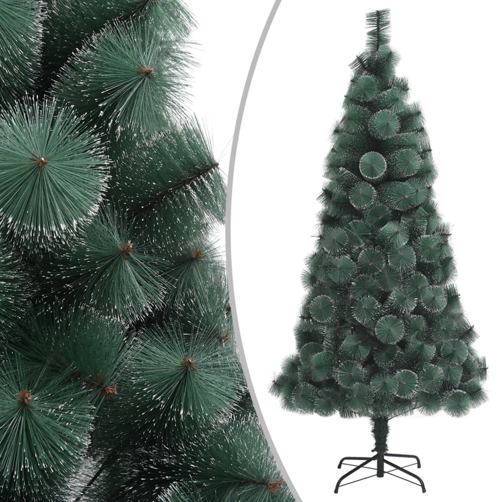 Árvore de natal artificial com suporte 120 cm PET verde