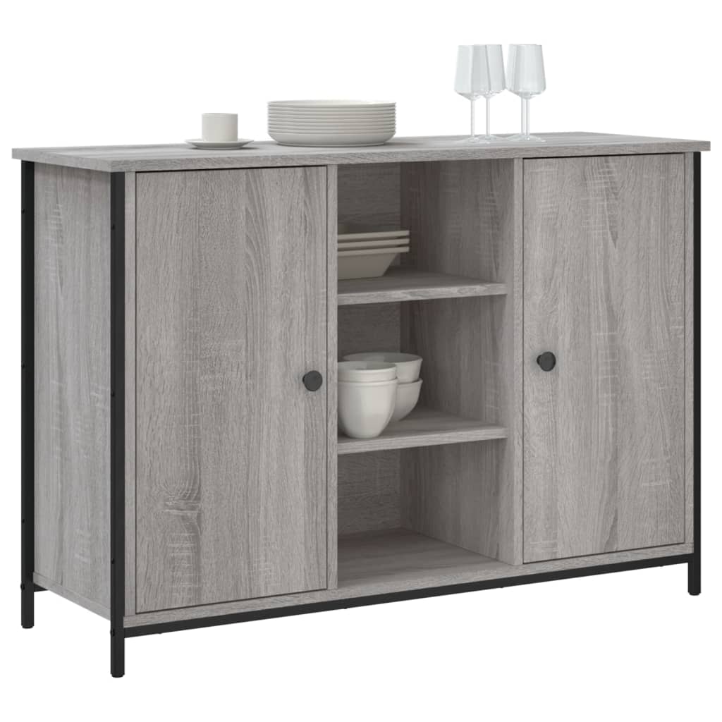 Aparador 100x35x70 cm derivados de madeira cinzento sonoma