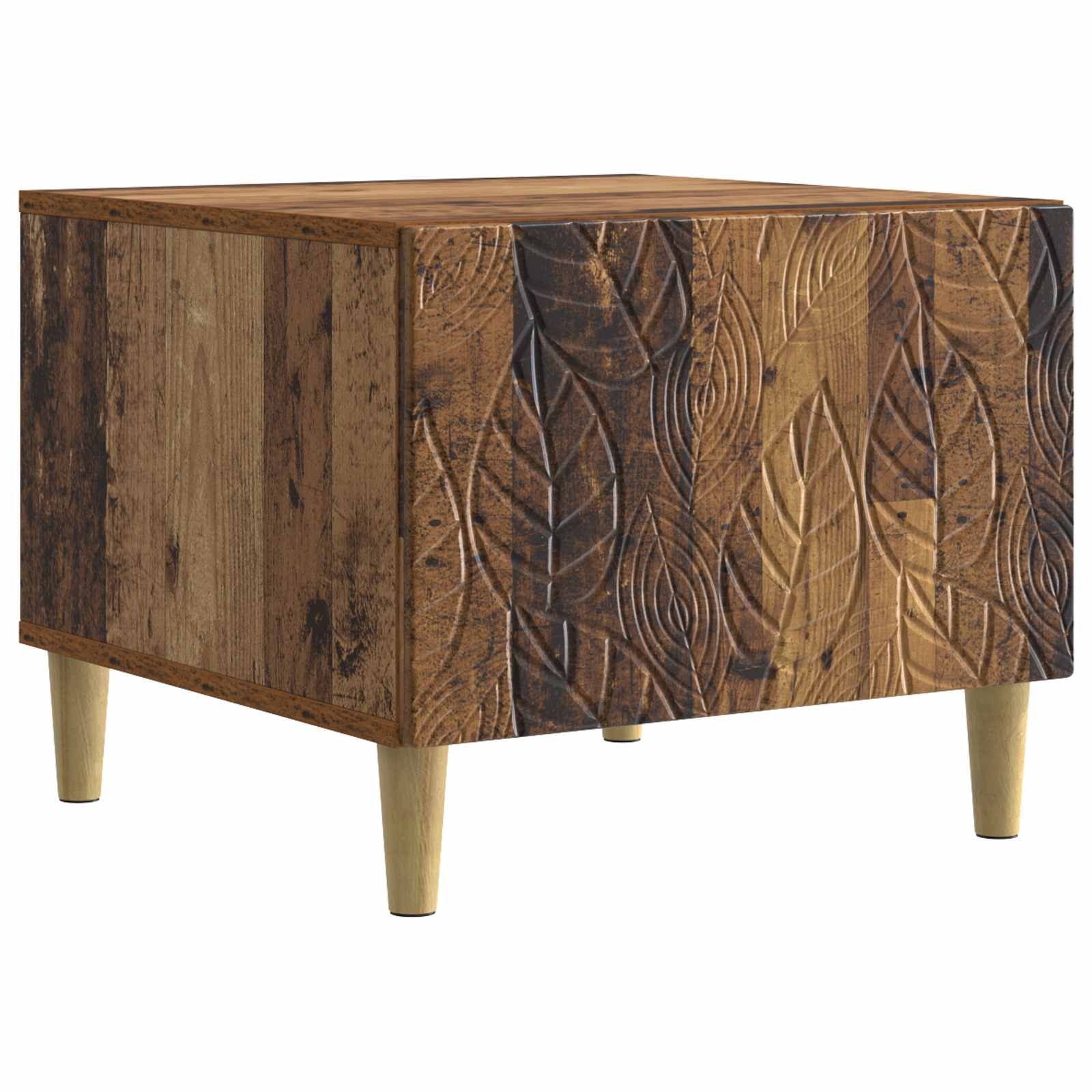 Mesa de centro madeira antiga 50 x 49 x 40 cm