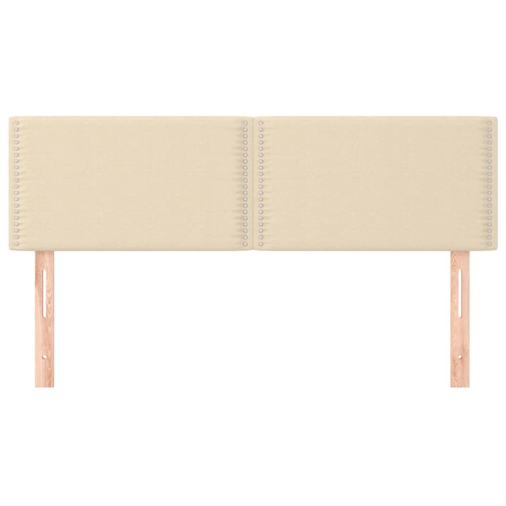 Cabeceiras creme 144x5x78/88 cm tecido