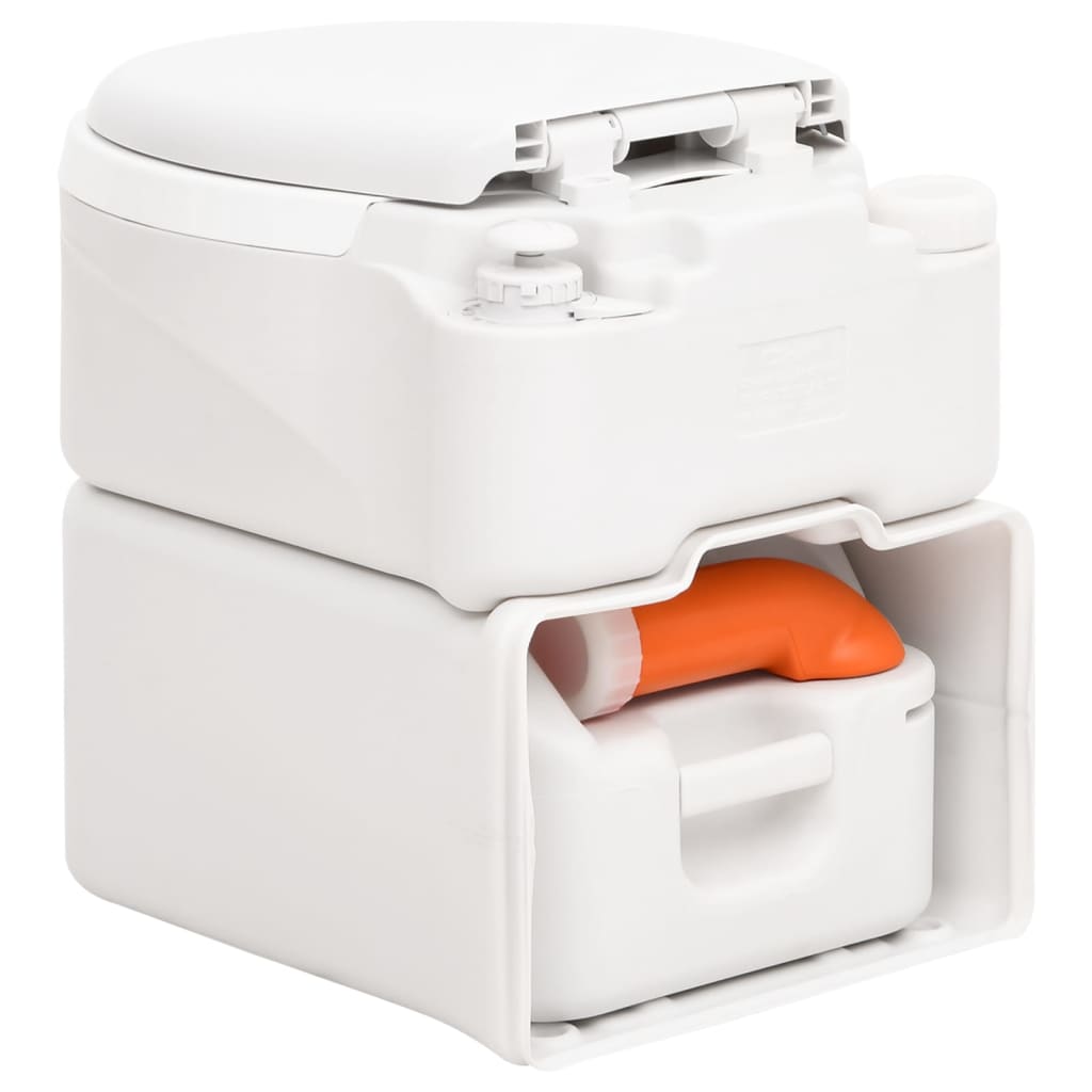 Sanita integrada p/ campismo 24+17 l pead e PP branco
