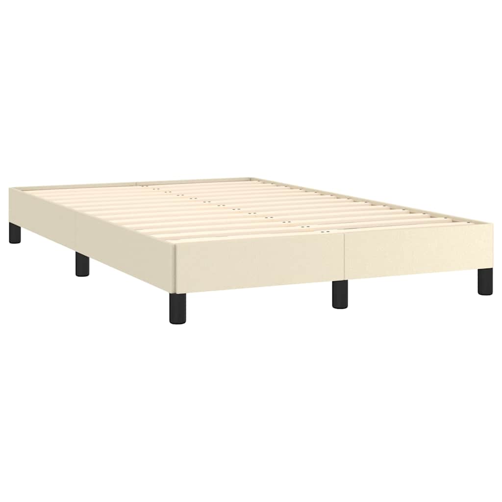 Moldura de cama sem creme de colchão 120x190 cm couro do falso