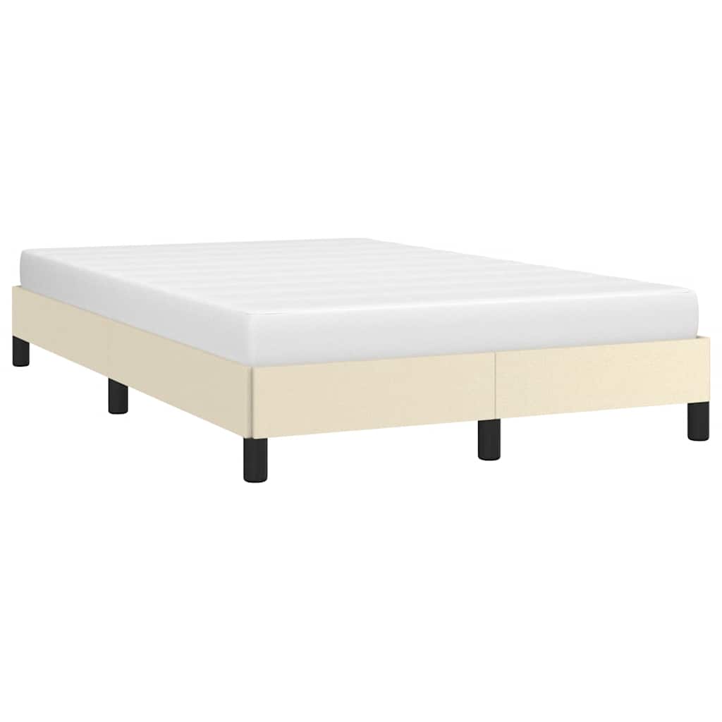 Moldura de cama sem creme de colchão 120x190 cm couro do falso