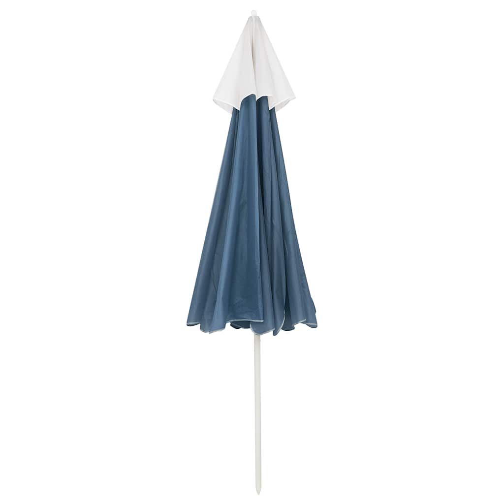 Guarda-sol de praia 240 cm azul