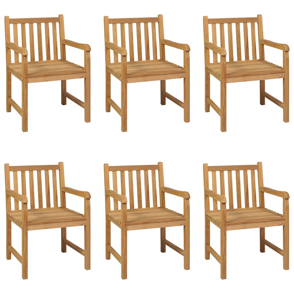 Conjunto de jantar de jardim de 7 peças 180x90 cm madeira de teca maciça