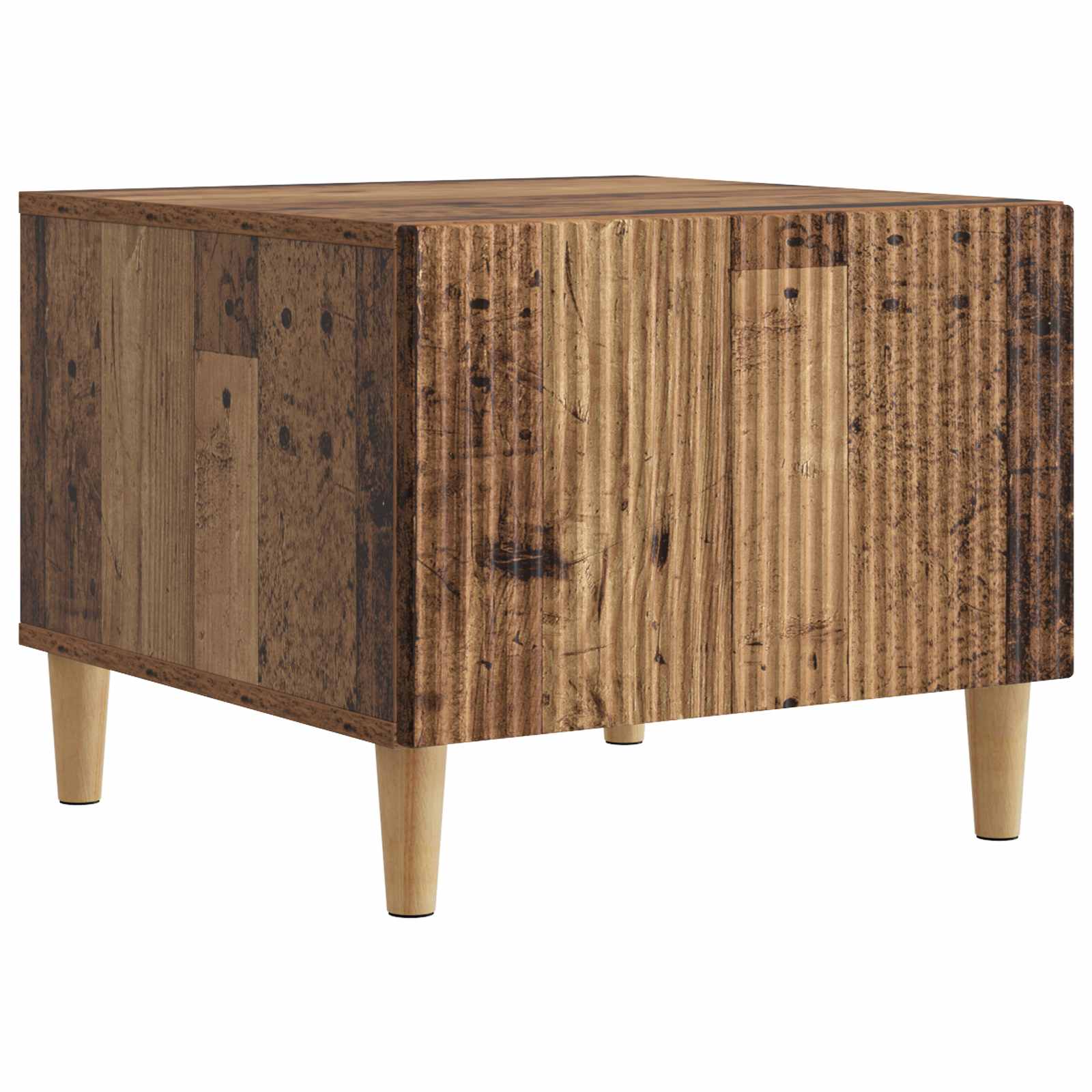 Mesa de centro com gaveta madeira antiga 49 x 50 x 40 cm