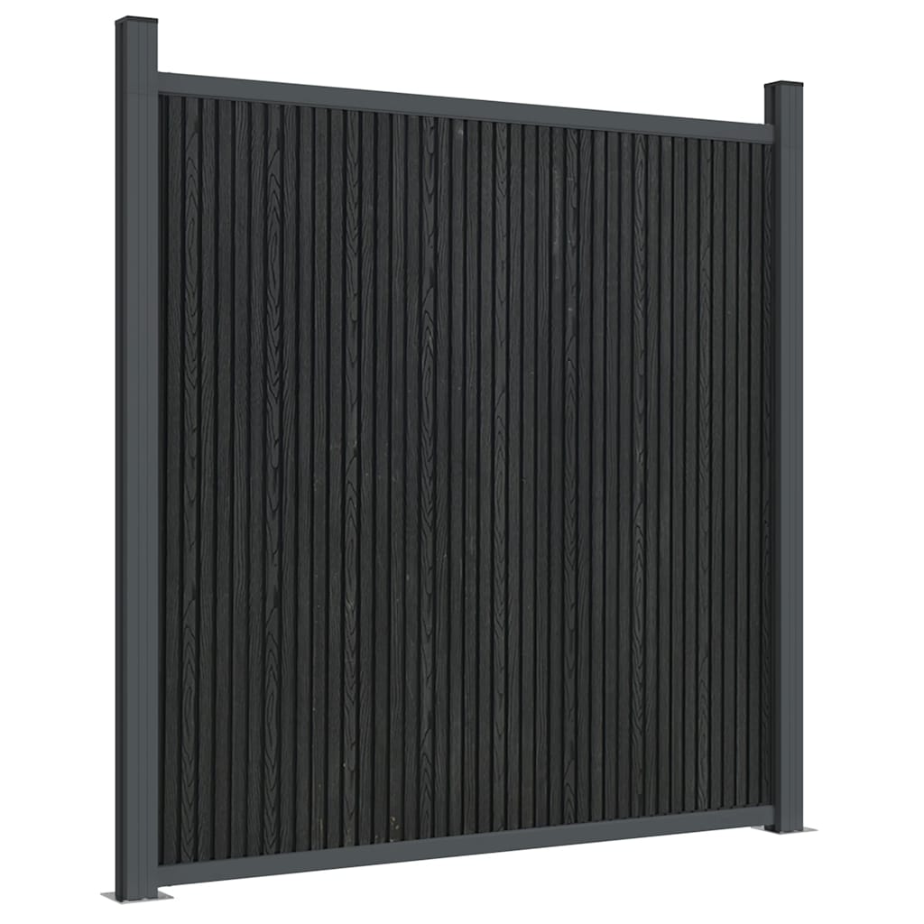 Painel de vedação 1045x186 cm wpc cinzento