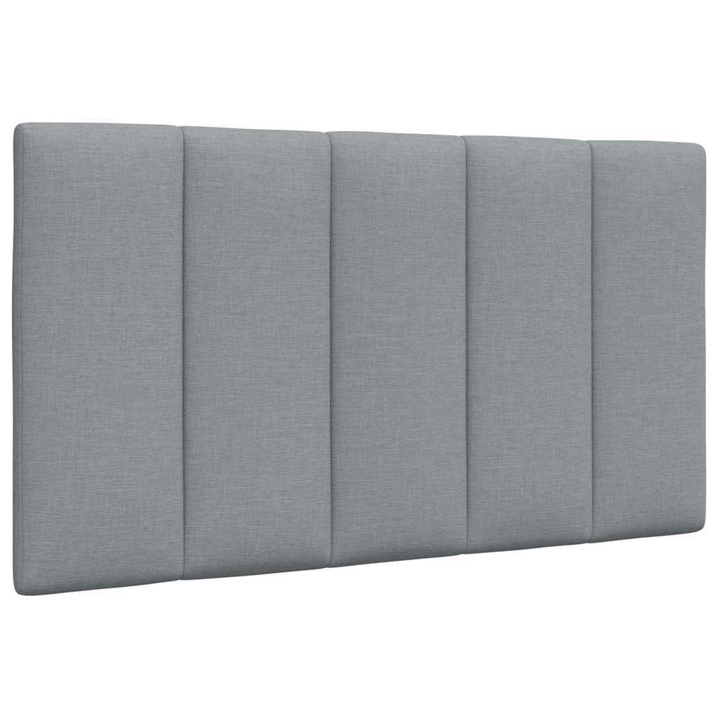 Almofadão de cabeceira hanko 90 cm tecido cinzento-claro