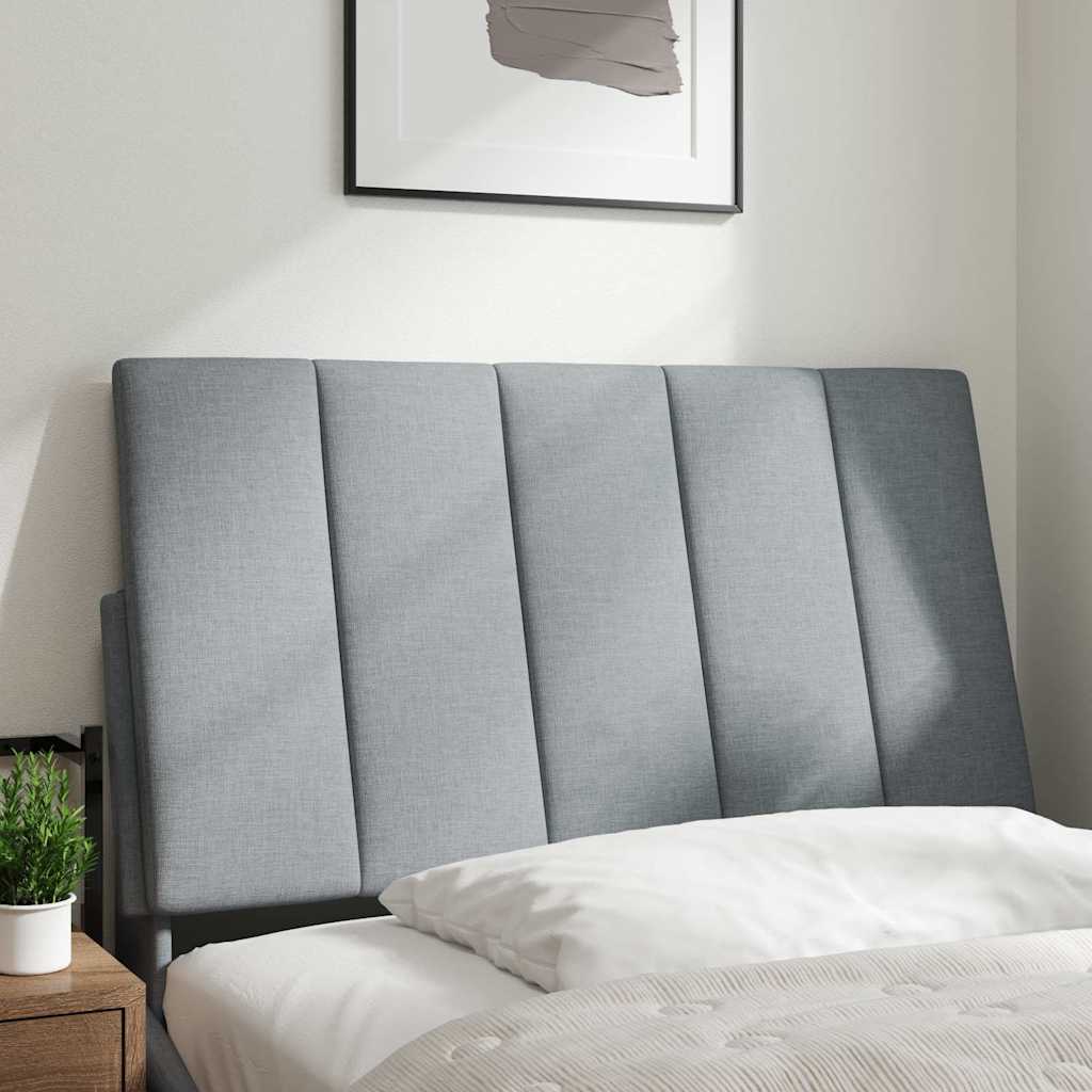 Almofadão de cabeceira hanko 90 cm tecido cinzento-claro