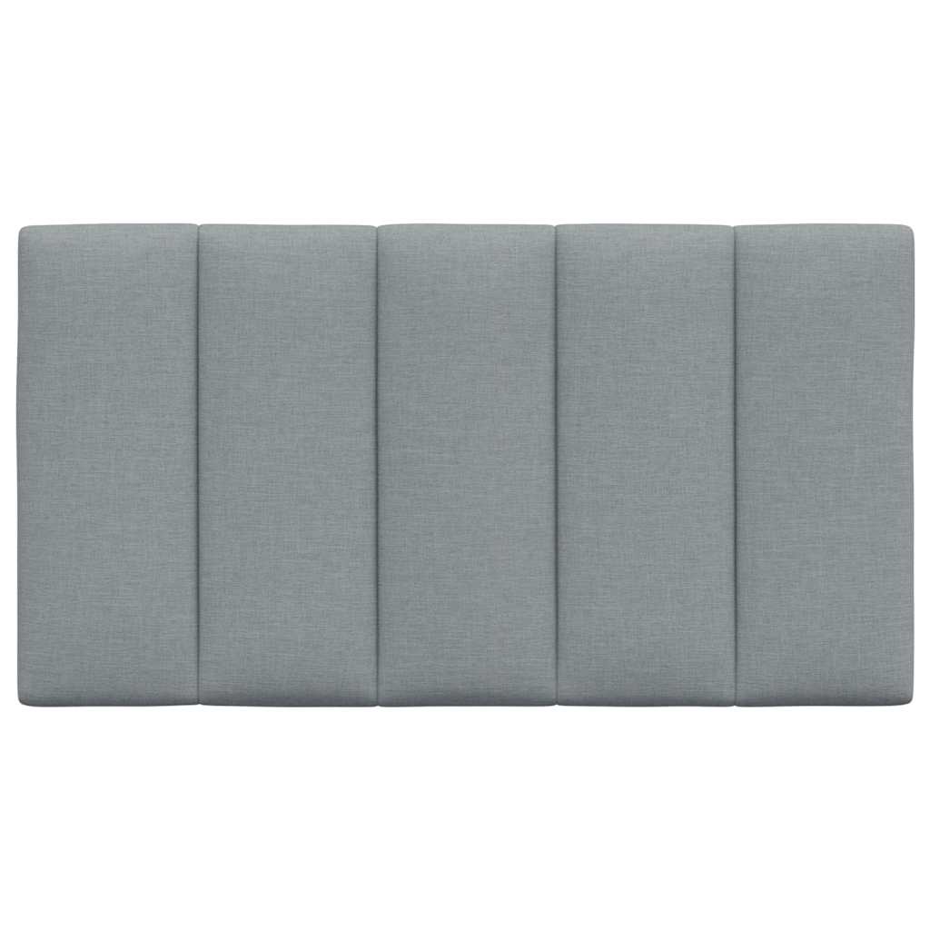 Almofadão de cabeceira hanko 90 cm tecido cinzento-claro