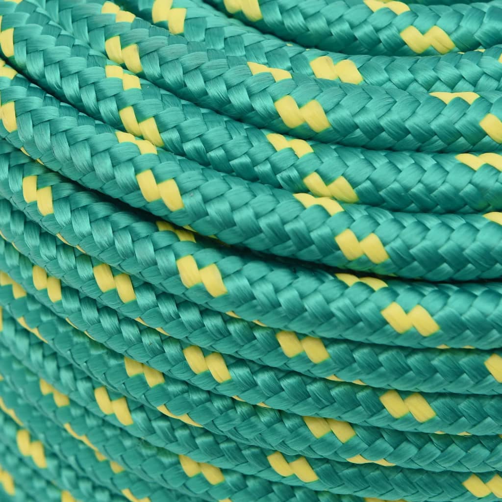 Corda de barco 12 mm 250 m polipropileno verde