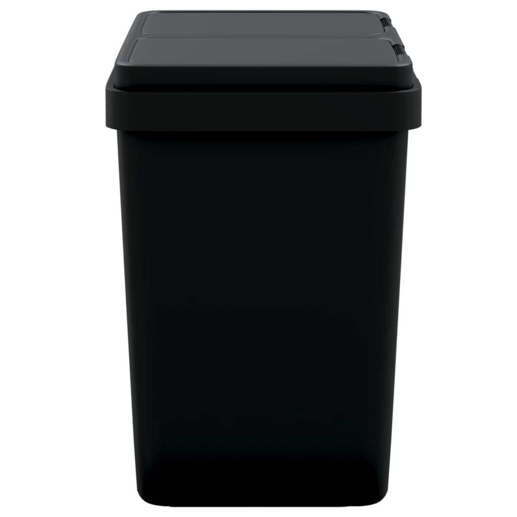 Caixote duplo 2x25 l antracite