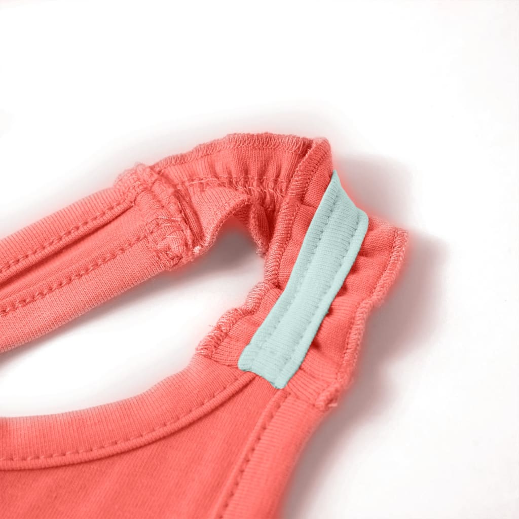 T-shirt de alças para criança coral 128