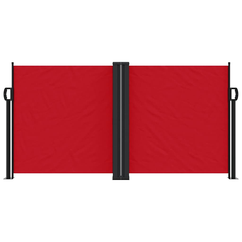Toldo lateral retrátil 120x600 cm vermelho