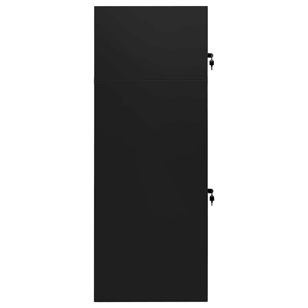 Armário para selas 53x53x140 cm aço preto
