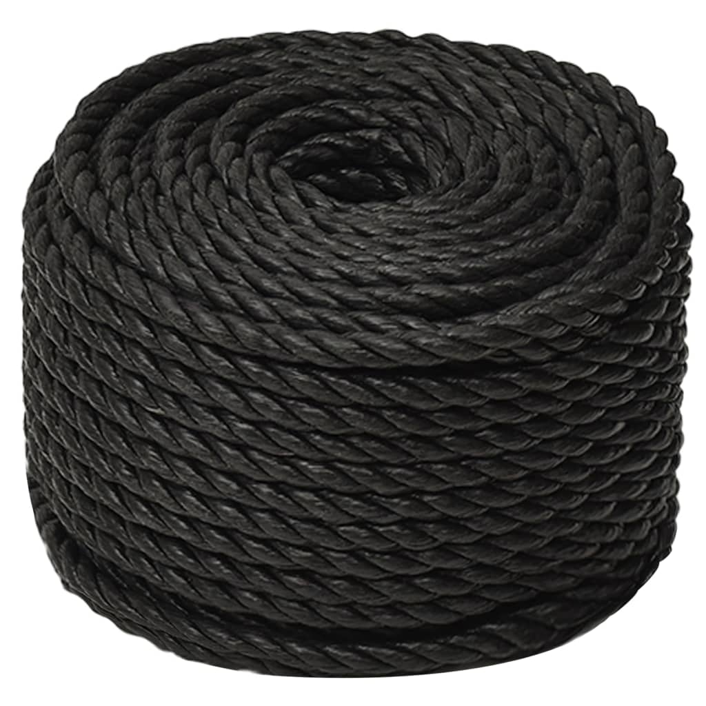 Corda de trabalho 16 mm 50 m polipropileno preto