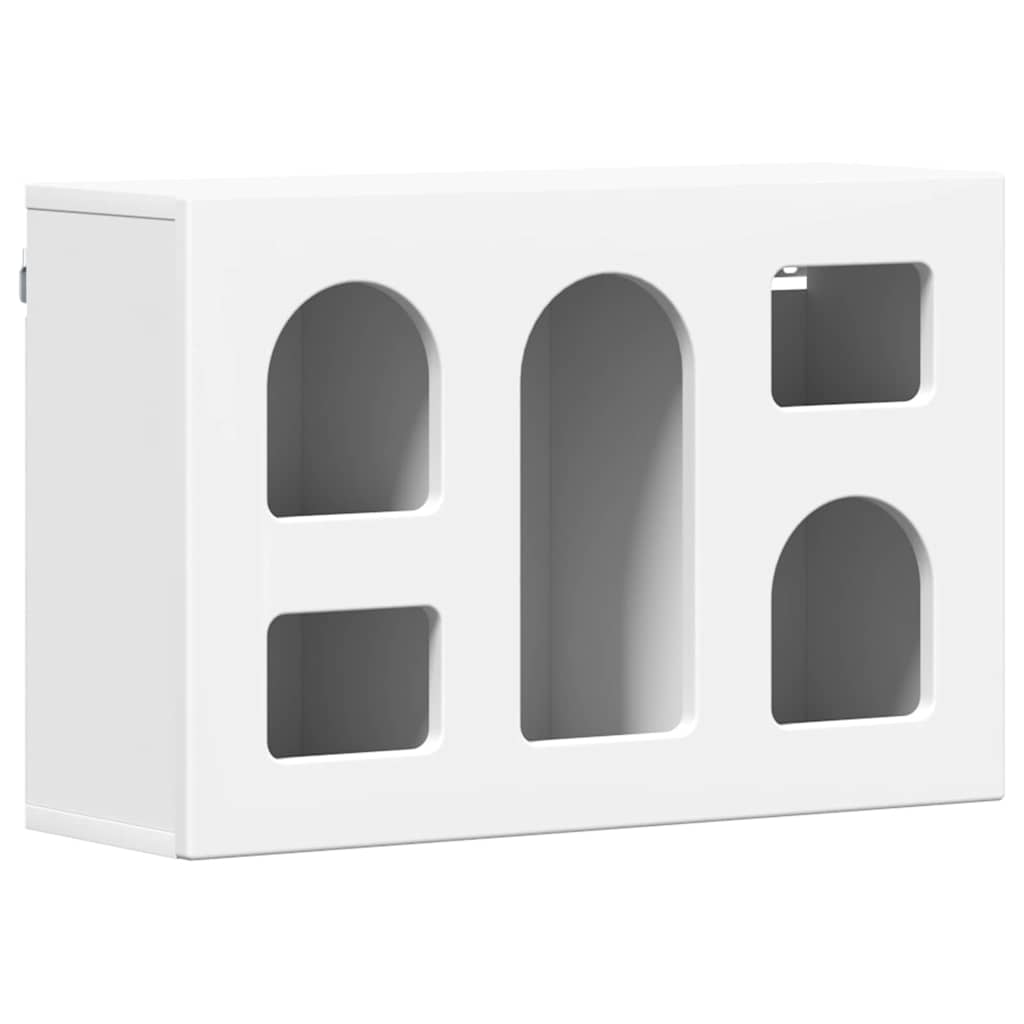 Armário suspenso com prateleira elst branco 60 x 20 x 40 cm