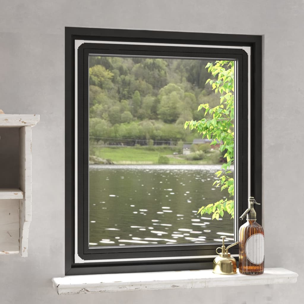 Tela anti-insetos magnética para janela 100x120 cm branco