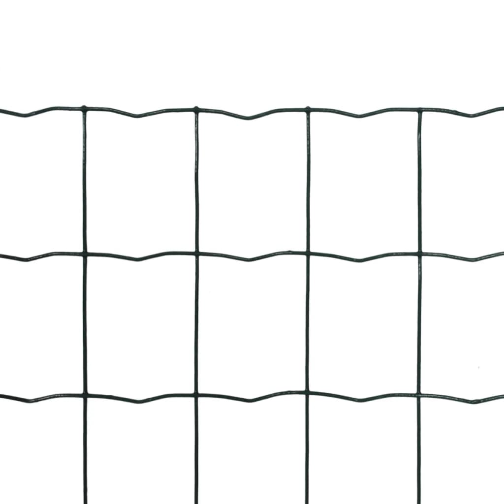 Cerca 25 x 1,2 m aço verde