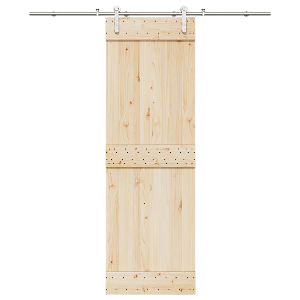 Kit ferragens p/ porta deslizante 200cm aço inoxidável prateado