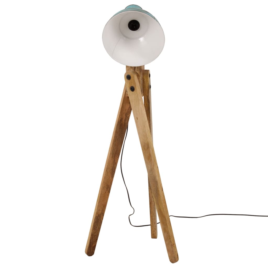 Candeeiro de pé 25 w 45x45x120 cm e27 azul desgastado