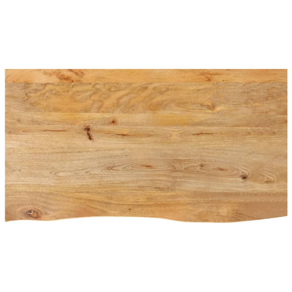 Tampo de mesa c/ borda viva 110x60x3,8 cm mangueira maciça