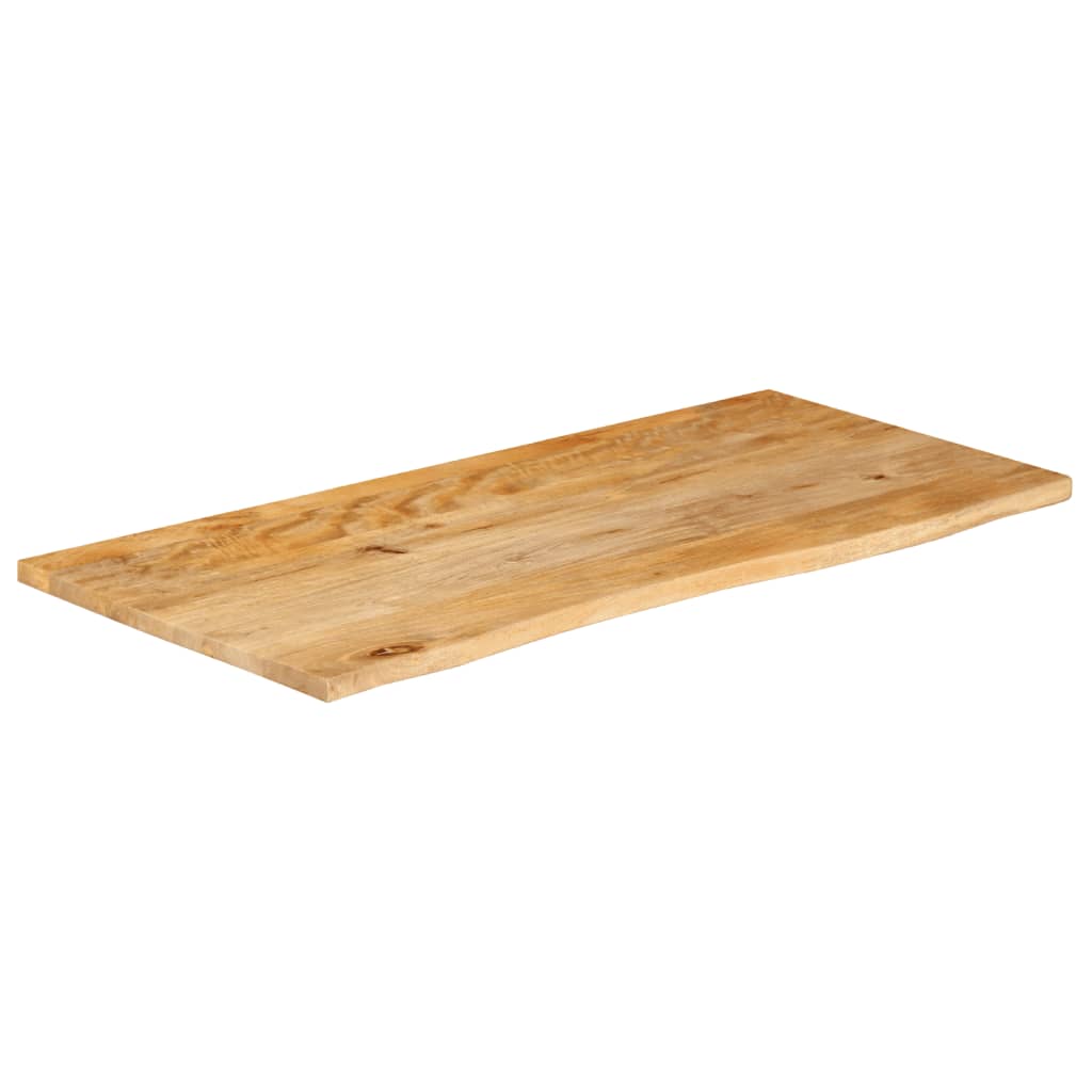 Tampo de mesa c/ borda viva 110x60x3,8 cm mangueira maciça