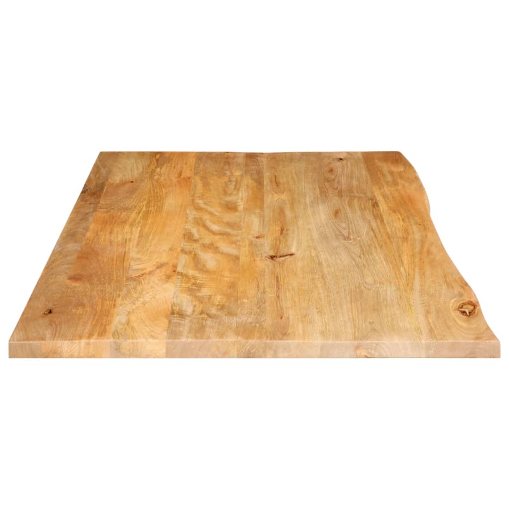 Tampo de mesa c/ borda viva 110x60x3,8 cm mangueira maciça