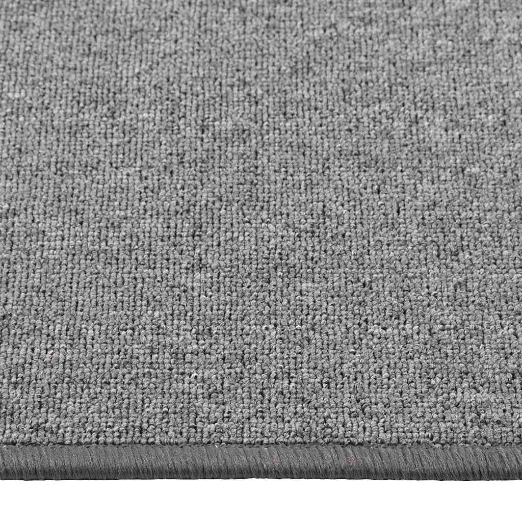 Tapete/passadeira 50x250 cm cinzento-escuro