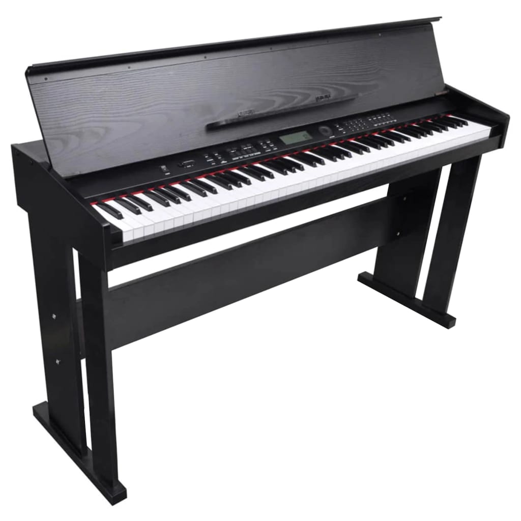 Piano digital clássico electrónico com 88 teclas e tripé
