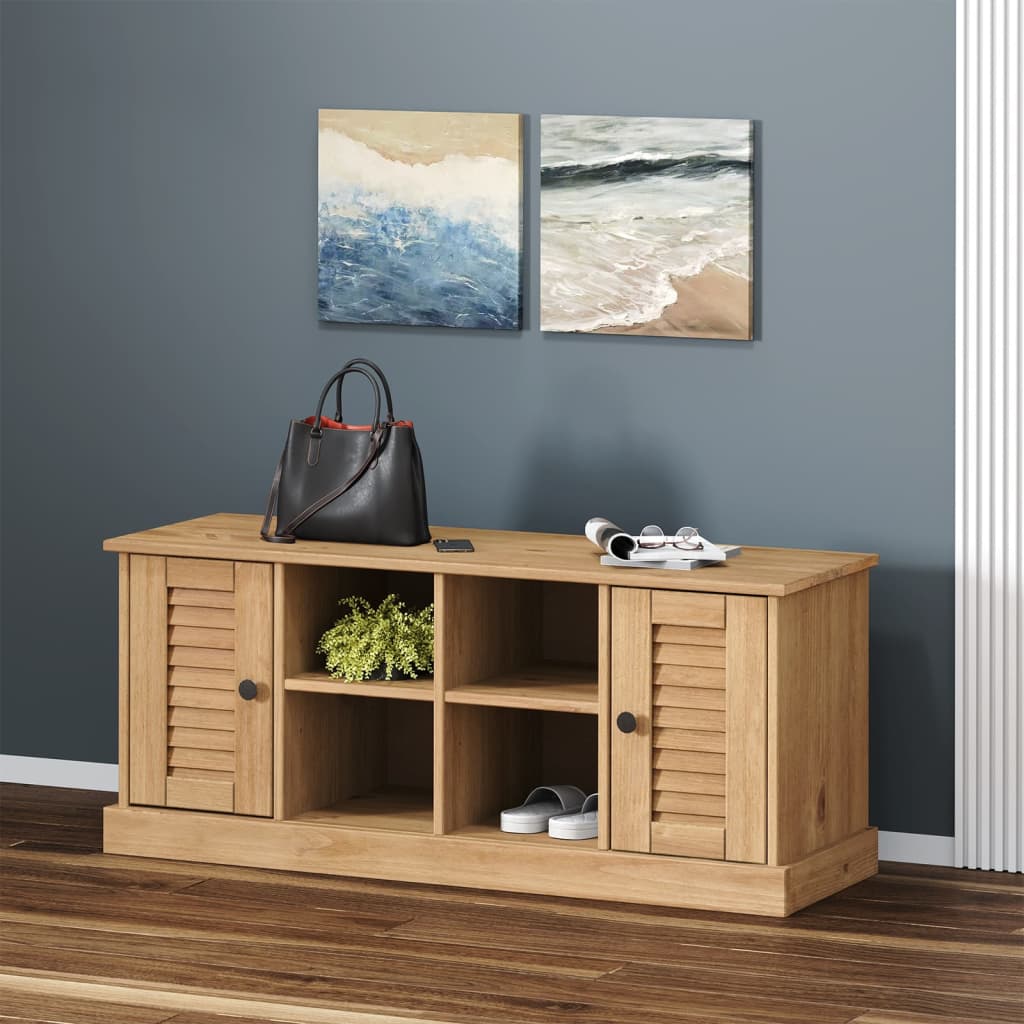 Sapateira vigo 106x35x45 cm madeira de pinho maciça
