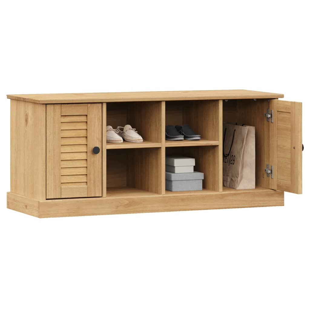 Sapateira vigo 106x35x45 cm madeira de pinho maciça