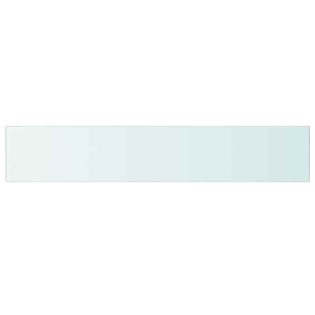 Prateleiras 2 pcs 110x20 cm vidro transparente