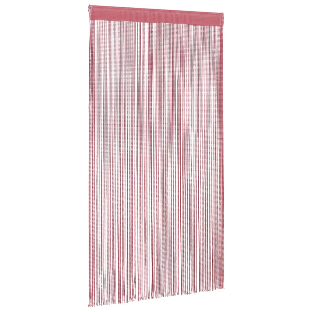 Cortinas de fios 2 pcs 140x250 cm rosa