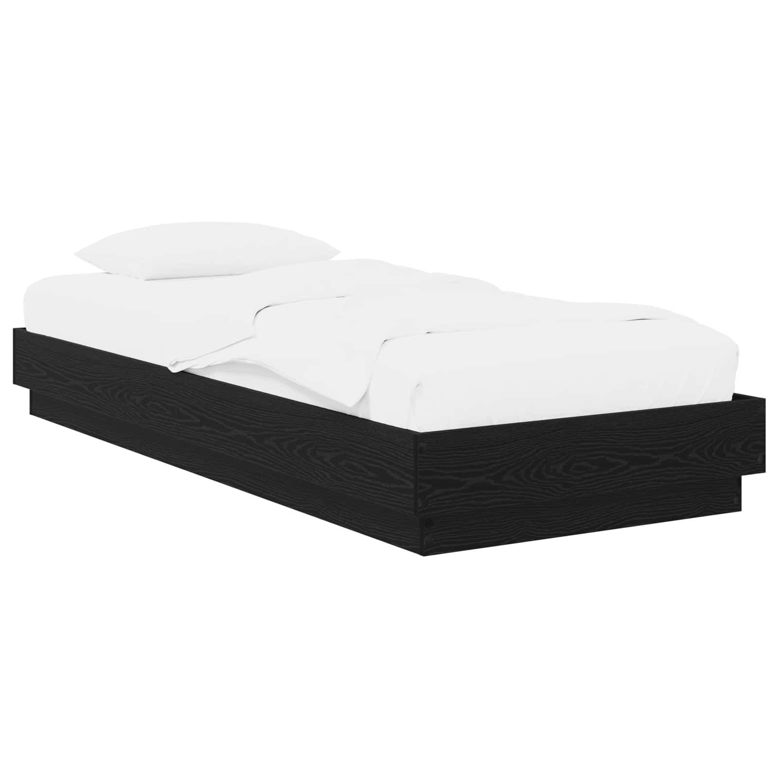 Estrado de cama carvalho preto 80 x 200 cm derivados de madeira