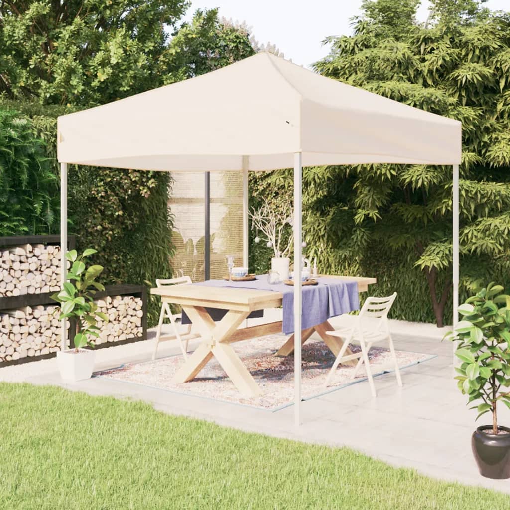 Tenda para festas dobrável 3x3 m creme
