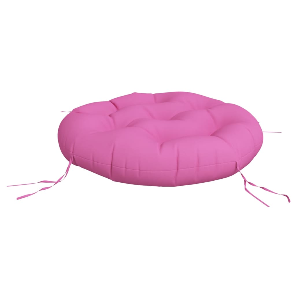 Almofadão redondo ø 60 x11 cm tecido oxford rosa