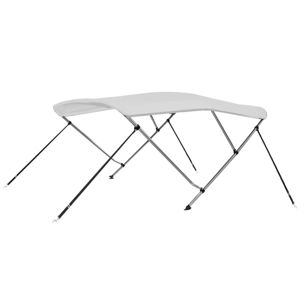 Toldo em arco bimini 183x140x137 cm branco