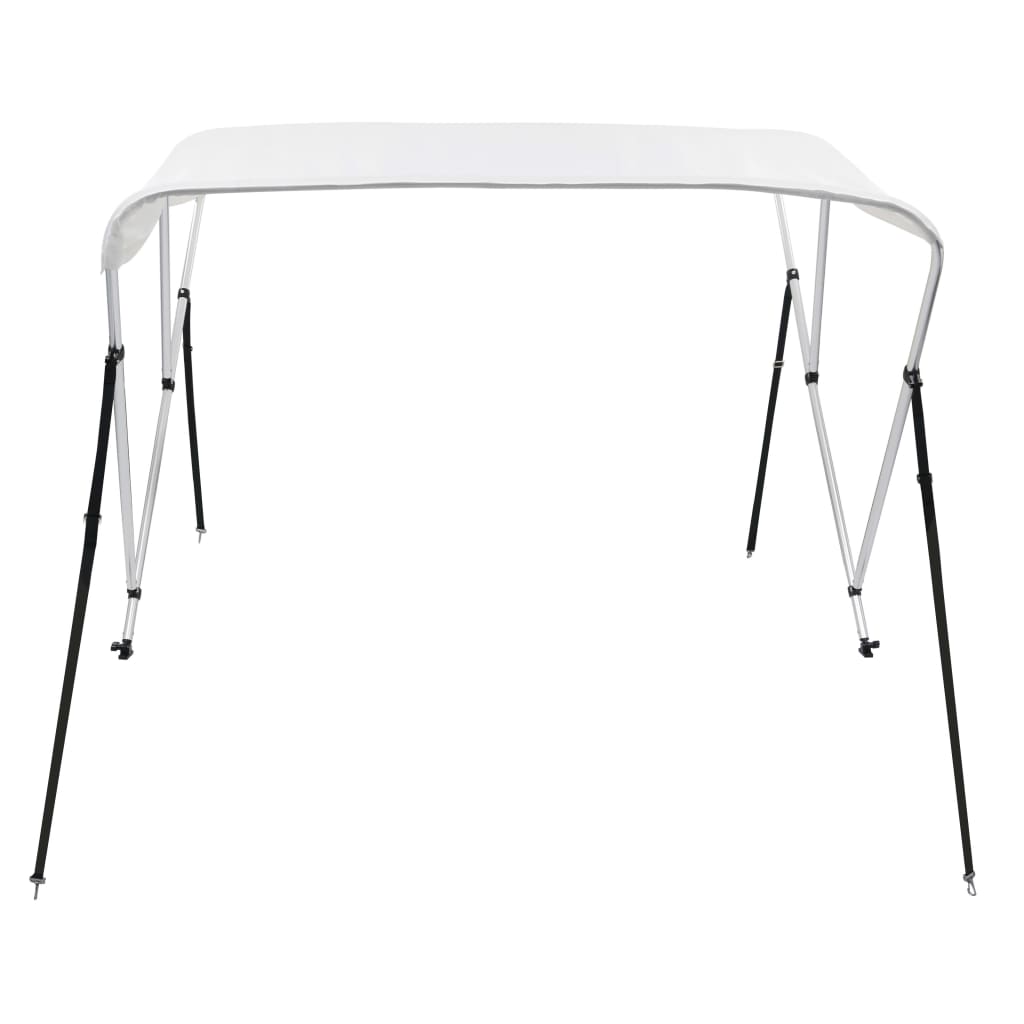 Toldo em arco bimini 183x140x137 cm branco