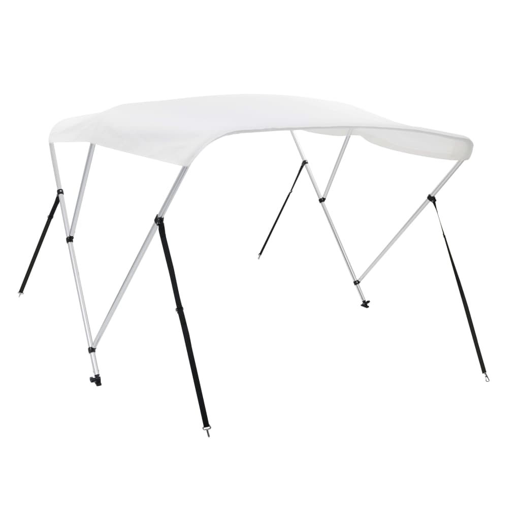 Toldo em arco bimini 183x140x137 cm branco